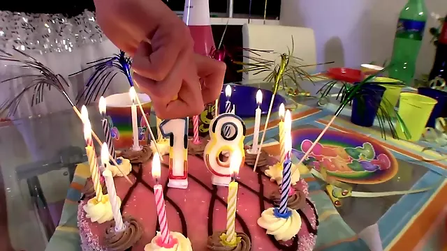 Fødselsdags Gave, Teenager Gangbang