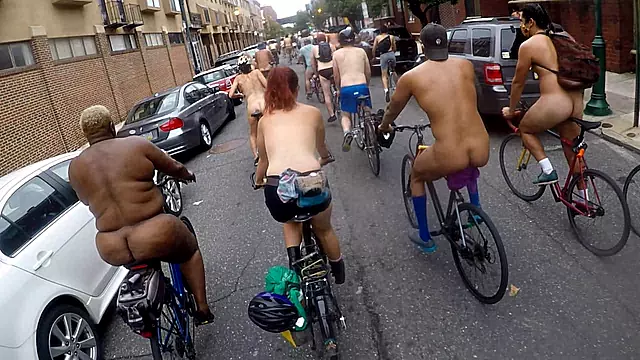 beautiful butts at the 2021 Philly naked bike ride WNBR