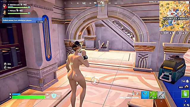 Chun-Li nude mod gameplay in Fortnite for adult gamers