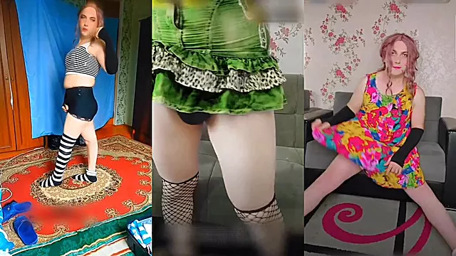 Giant natural femboy tits rubbed and spanked raw until squirting