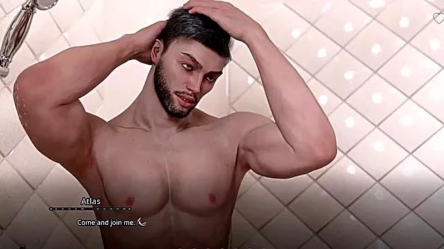 Atlas gets down and dirty in a wild threesome with Leyala and Tasha in this animated visual novel
