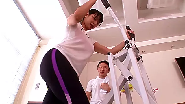 Gym Instructor's Big Tits Get Covered In Warm Cum After Hot Sex Session