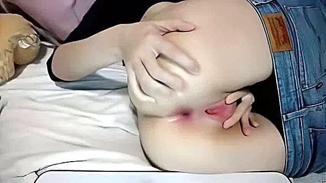 Brunette play music