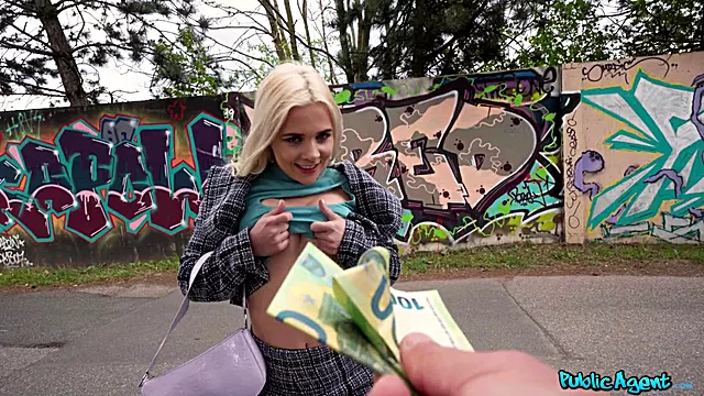 Martin Gun s Blonde Passion Under Public Highway